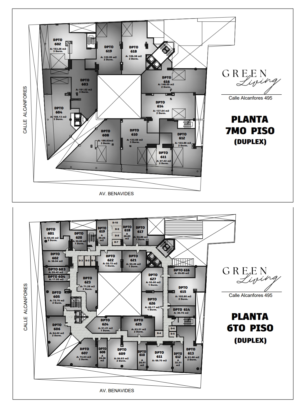 Plano: Planta 6 y 7